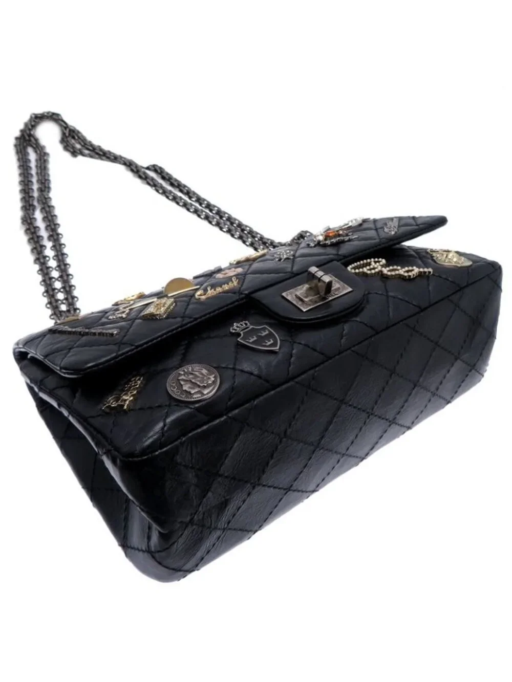 Chanel Shoulder 2.55 Black Bag